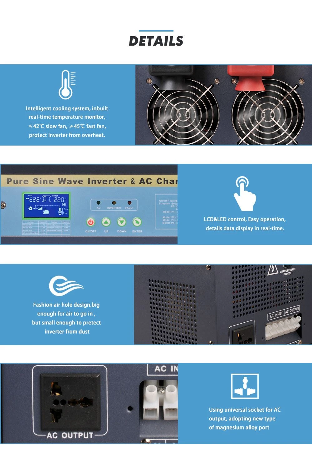 pure sine inverter 1000w